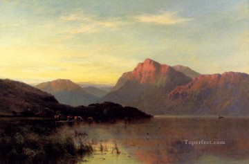 El paisaje de Conway en Bettws y Coed Alfred de Breanski Snr Pinturas al óleo